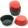 Red & Black Large Round [12-Pack]