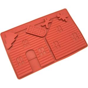 Freshware Silicone Gingerbread and Chocolate House Mold – 2 pcs
