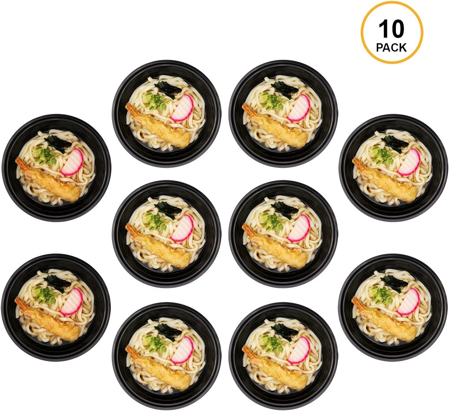 imageFreshware Meal Prep Containers 10 Pack Bento Box Food Storage Containers Plastic Bowls with Lids for Soup and Salad BPA Free Stackable Lunch Boxes MicrowaveDishwasherFreezer Safe 42 oz