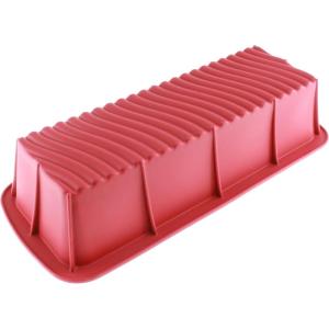 Freshware 20-Cavity Mini Silicone Mold for Homemade Tart, Quiche, Pastry, Cake, Pie, Pudding, Jello, and More(Loaf)