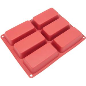 Freshware 20-Cavity Mini Silicone Mold for Homemade Tart, Quiche, Pastry, Cake, Pie, Pudding, Jello, and More(Mini Loaf)
